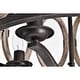 preview thumbnail 15 of 17, Moonring 18 Inch Farmhouse Style Pendant Ceiling Lighted Chandelier
