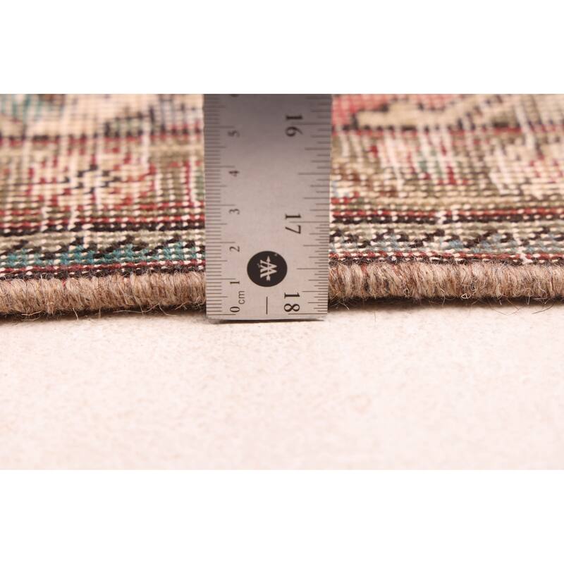 ECARPETGALLERY Hand-knotted Antalya Vintage Dark Copper Wool Rug - 5'9 x 9'1