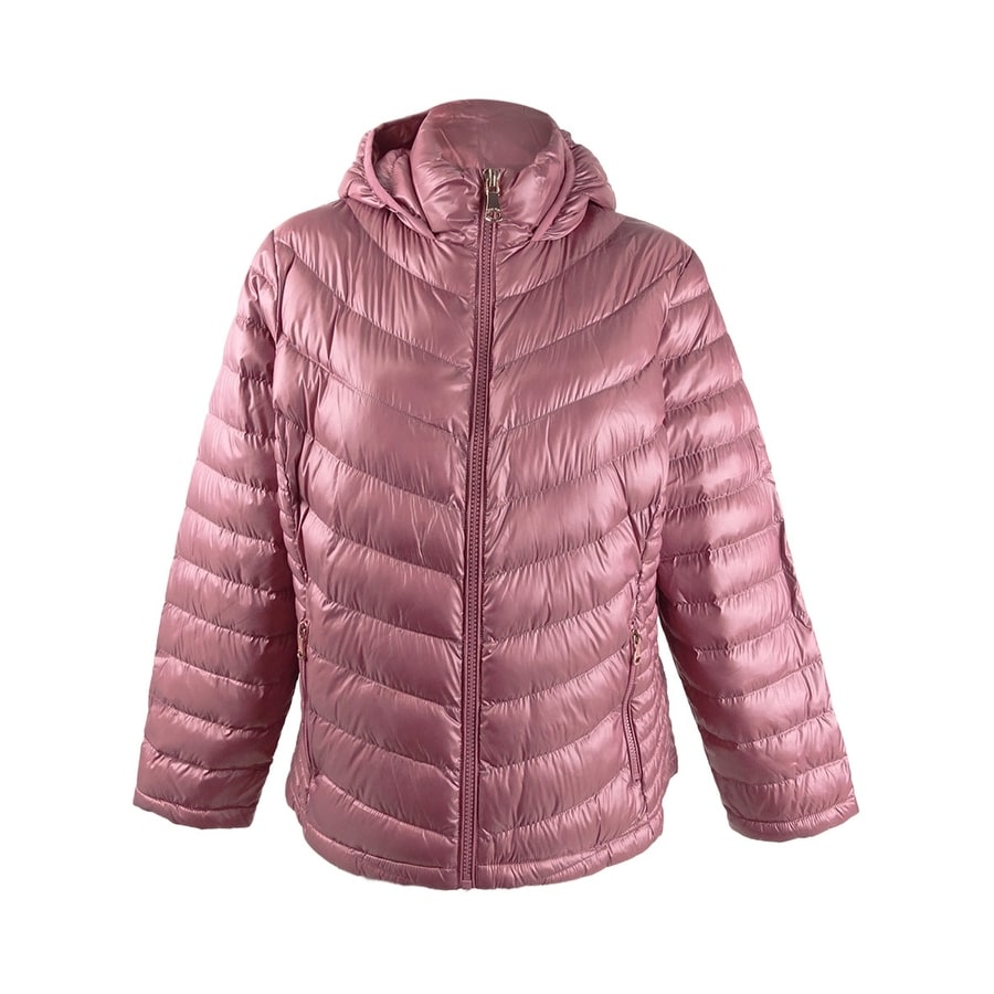 calvin klein plus size packable down puffer coat