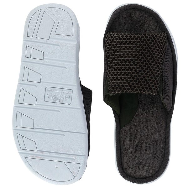 dearfoams men's slide slipper