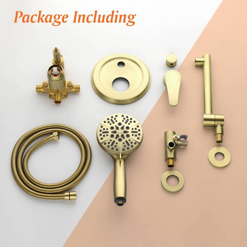 Wall Mounted Tub Filer With Hand Shower Single Handle Tub Faucet With sprayer Modern Bathtub Faucet Set With Tub Spout And Valve