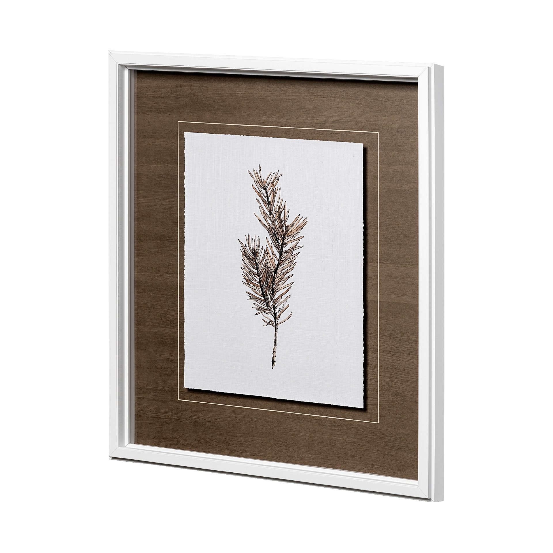 Mercana Unknown by Marie a Hand Embellished Textured Framed Art Print Matted under Glass