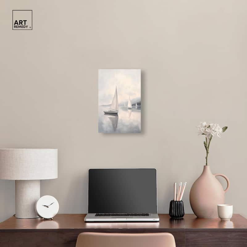 Dreaming of Sails Canvas by Art Remedy, Gallery Wrapped