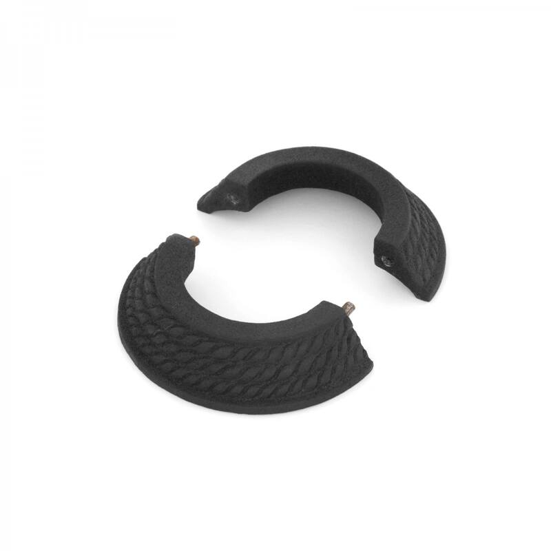 Aluminum Escutcheon Plate 3.13" OD Lacquered Black Finish Escutcheon 1.25" IPS Radiator Flange Renovators Supply