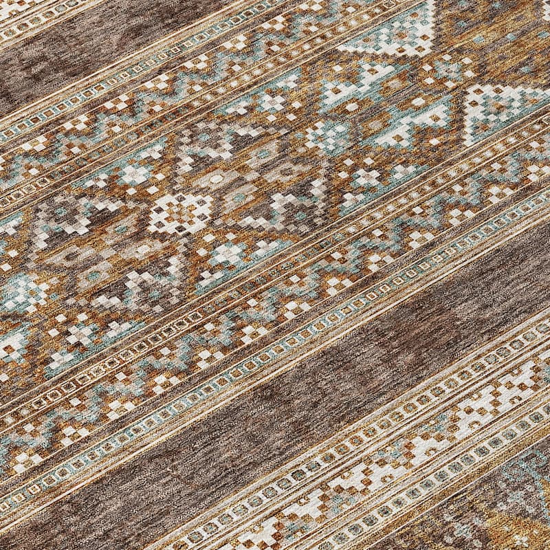 HomeRoots Southwestern Transitional Rectangle Outdoor Rug