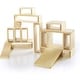 preview thumbnail 1 of 2, Guidecraft Hollow Blocks, 16-Piece Set Natural Wood - Kids