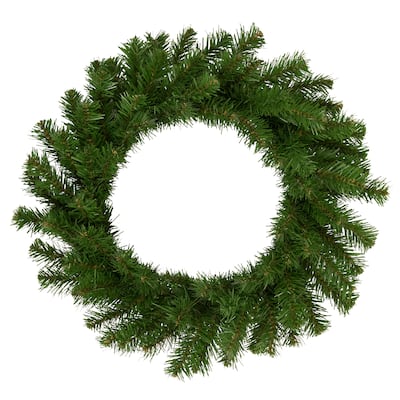 Deluxe Dorchester Pine Artificial Christmas Wreath - 18 - Unlit