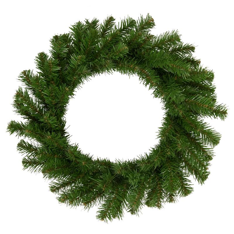 Deluxe Dorchester Pine Artificial Christmas Wreath - 18 - Unlit