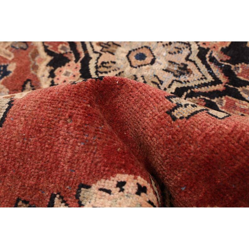 ECARPETGALLERY Hand-knotted Antalya Vintage Dark Copper Wool Rug - 4'1 x 6'7