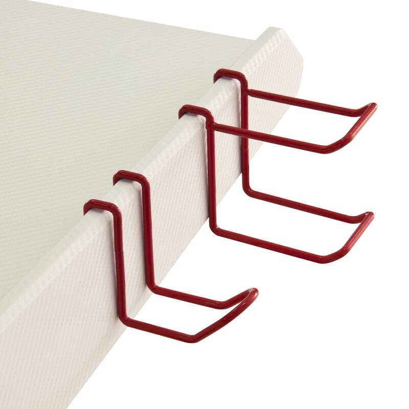 Sport Ergonomic Computer Gaming Desk Workstation with Cupholder & Headphone Hook, Red