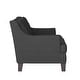 preview thumbnail 5 of 5, Elston Tufted Linen Track Sofa iNSPIRE Q Modern