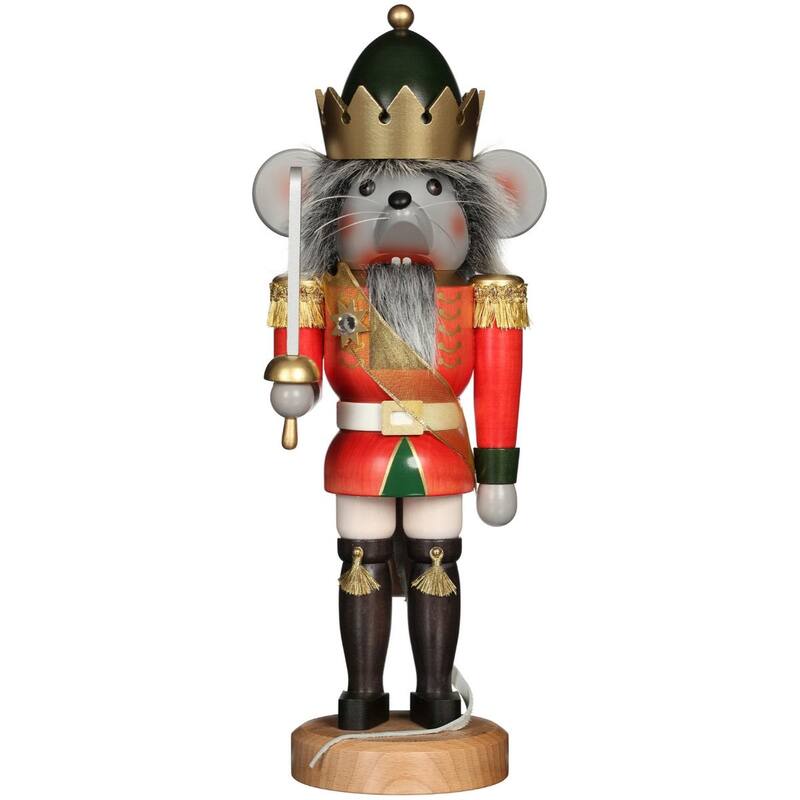 15.5" Christian Ulbricht Mouse King Christmas Nutcracker