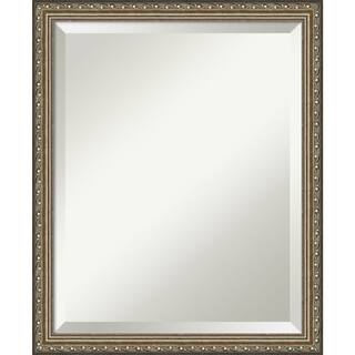 Beveled Wood Wall Mirror - Parisian Silver Frame