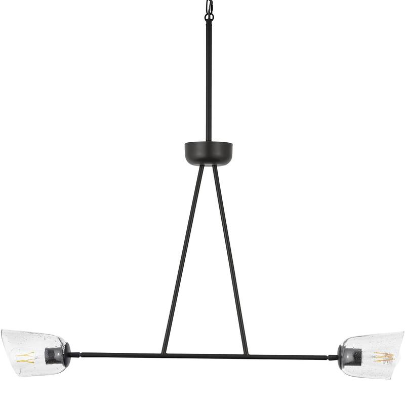 Maxim 26262SS Keppe 2 Light 5" Wide Linear Pendant - Dark Bronze