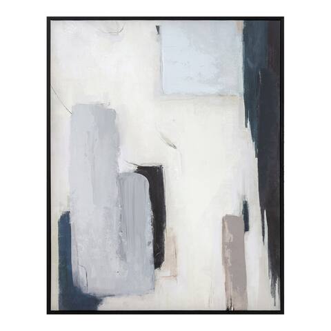 Aurelle Home Modern Paint Stroke Abtract Canvas