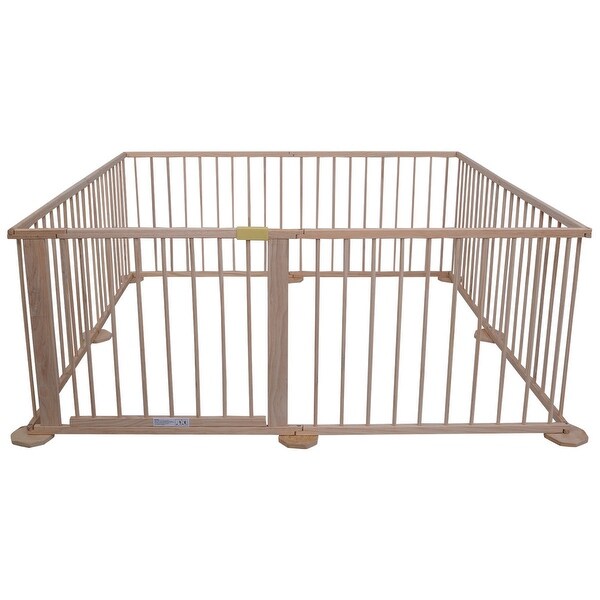 8 panel wooden playpen