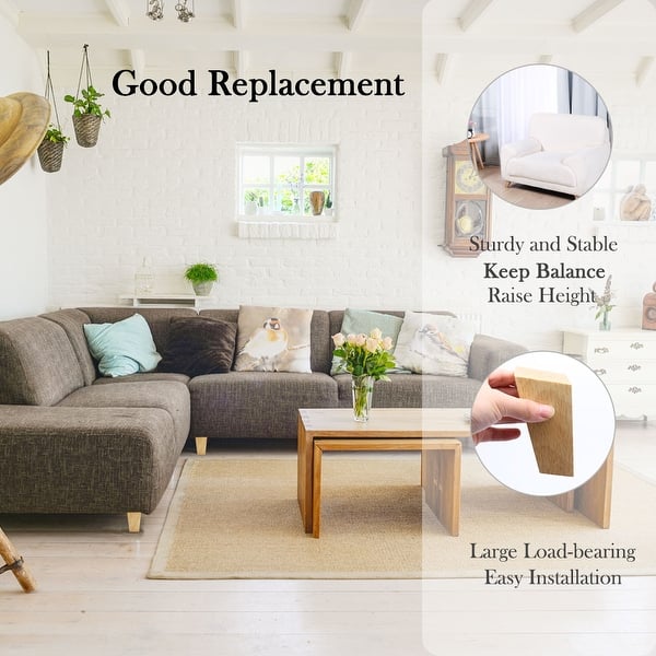 4 Inch Wood Furniture Legs Tapered Sofa Replacement Feet 4 Inch Wood Furniture Legs Tapered Sofa
