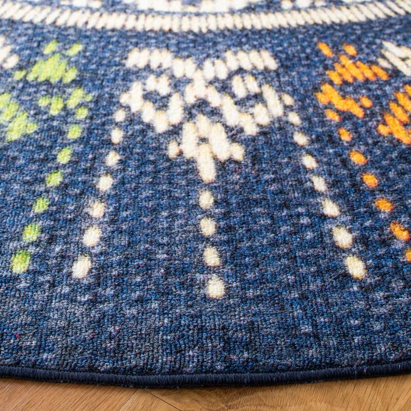 SAFAVIEH Journey Machine Washable Slip Resistant Klasine Boho Tribal