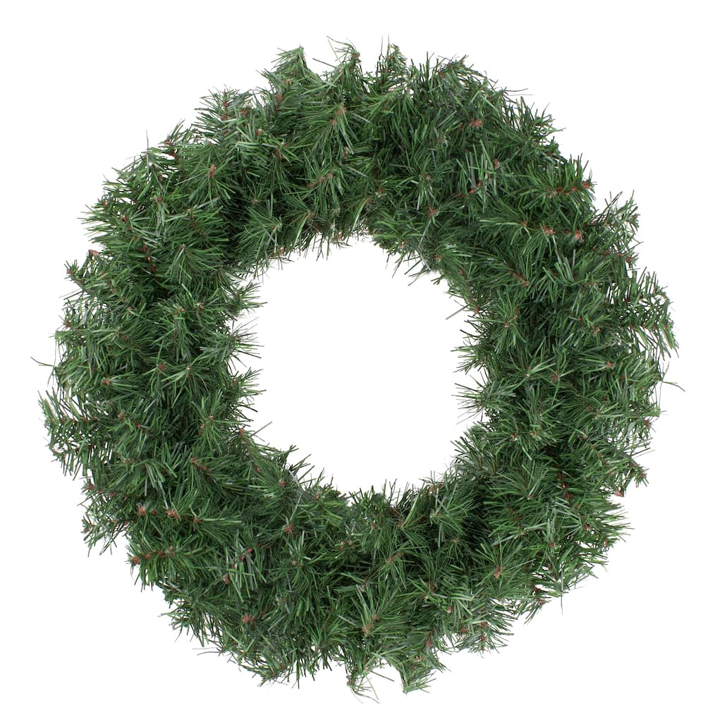 Canadian Pine Artificial Christmas Wreath - 18" - Unlit