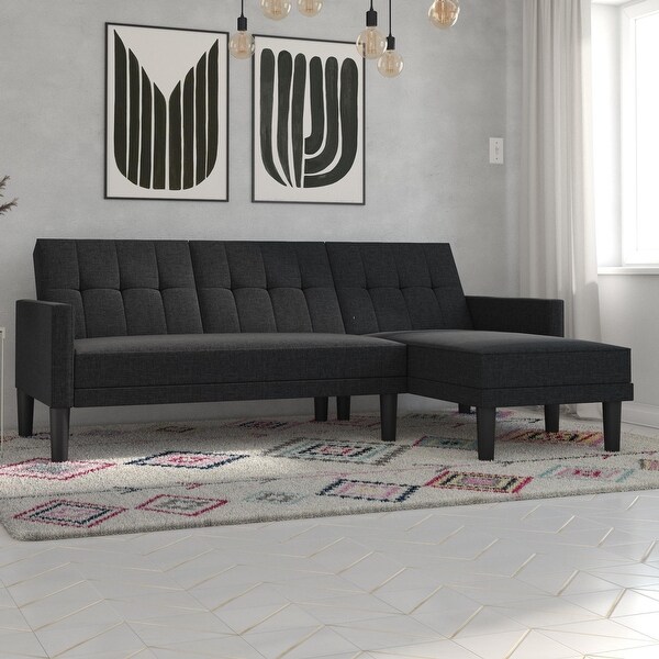 Avenue Greene Helena Small Space Sectional Sofa Futon. Opens flyout.