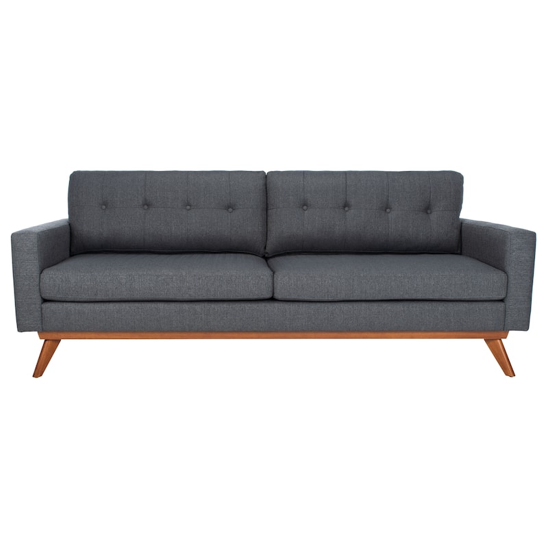 SAFAVIEH Home Gneiss Modern Linen Sofa - 85"W x 38"D x 34"H