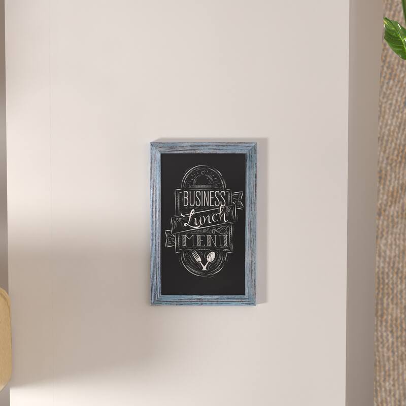 Set of 10 Wall Mounted Magnetic Chalkboards