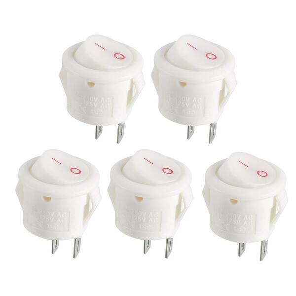 Shop Ac 125v 6a 250v 3a Spst 2 Position On Off Circular Boat