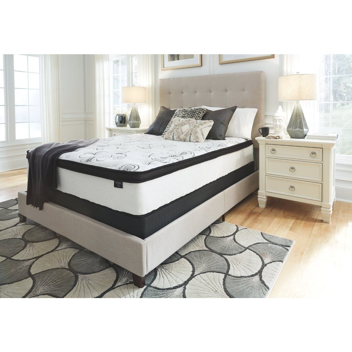 Shop Signature Design By Ashley Chime 12 Inch Hybrid Mattress Overstock 21219365