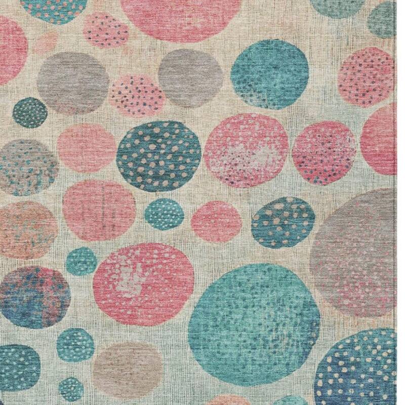 HomeRoots Geometric Transitional Rectangle Outdoor Rug
