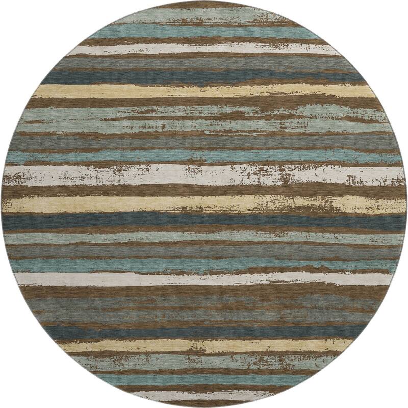 Premium Washable Super Soft Stripe Mayfield Rug
