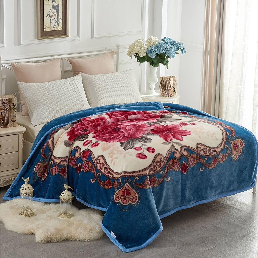 King size fur blanket sales