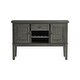 preview thumbnail 17 of 17, Hallanden Antique Gray Dining Room Server - 56"W x 18"D x 39"H