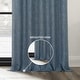 preview thumbnail 77 of 160, Exclusive Fabrics Textured Faux Linen Extra Wide Room Darkening Curtains for Bedroom & Living Room Curtains (1 Panel)