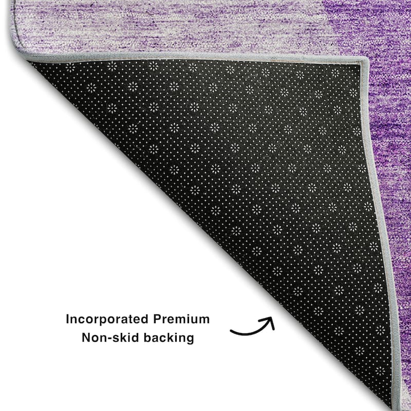 Premium Washable Super Soft Contemporary Geometric Mayfield Rug