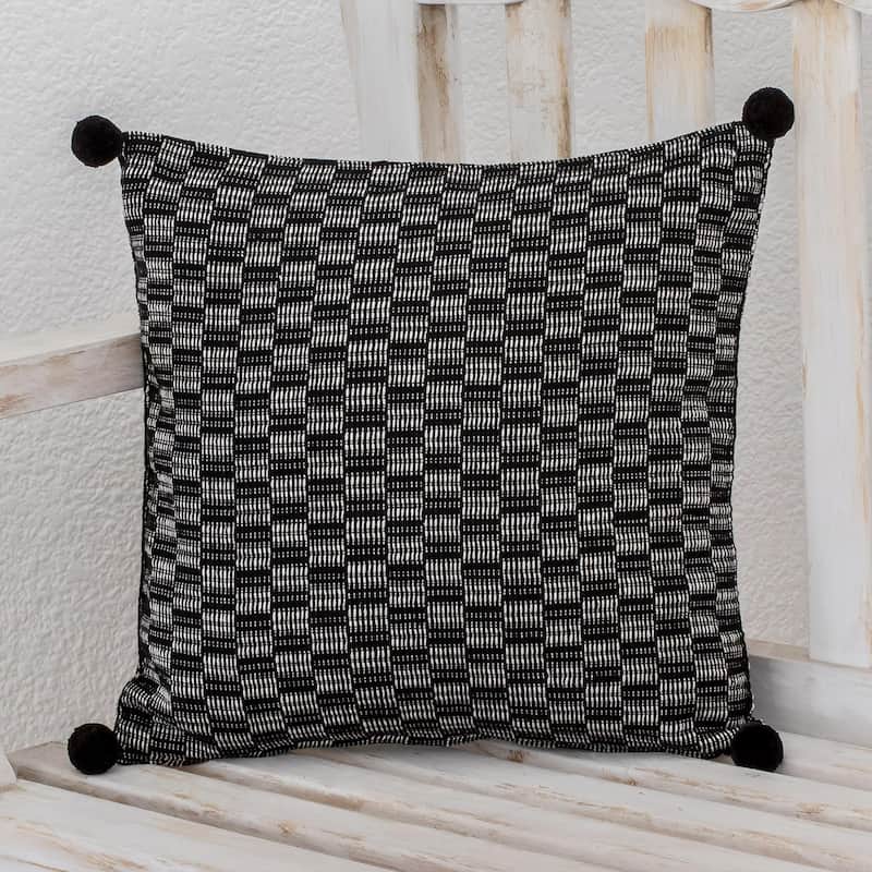 Novica Handmade Mesmerized Cotton Cushion Cover