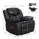 preview thumbnail 5 of 27, Wide Seat Durable Leather Massage and Heat Recliner