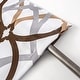 preview thumbnail 18 of 24, Jarvenpaa Geo Trellis Pattern Window Valance - 52 x 18