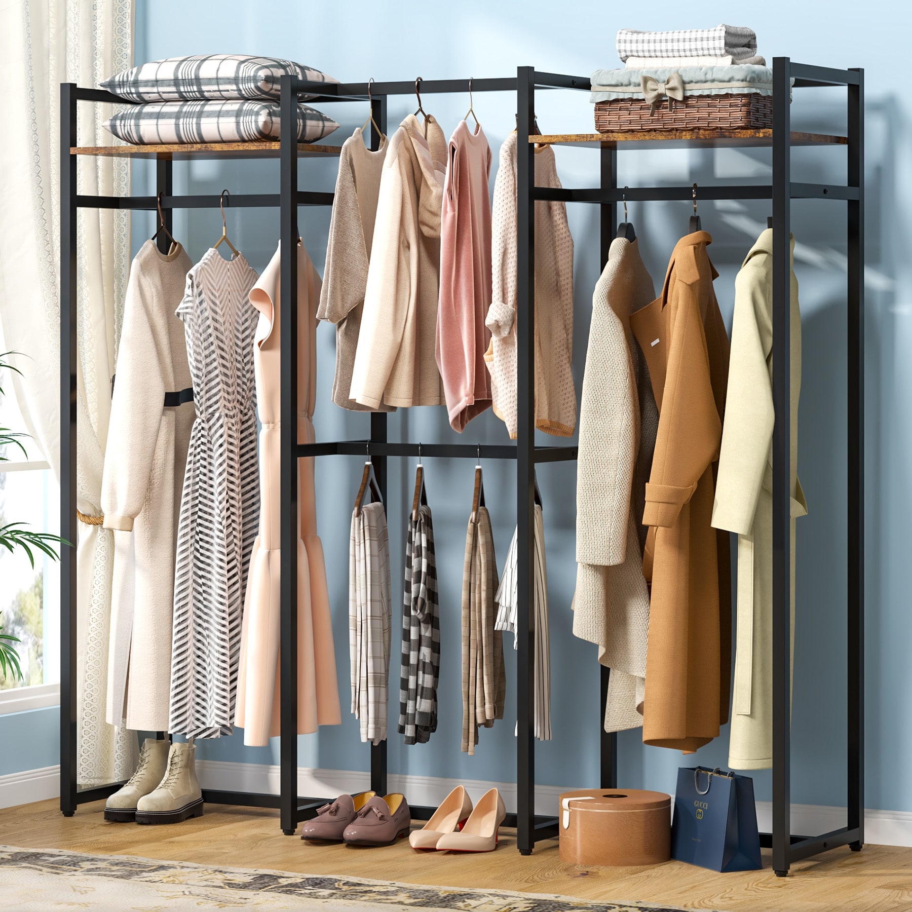 https://ak1.ostkcdn.com/images/products/is/images/direct/35e6e907b2ff96bed1af903be2c56fc3d4c86252/Garment-Rack-Heavy-Duty-Clothes-Rack-Free-Standing-Closet-Organizer-with-Shelves%2C-Large-Size-Storage-Rack-with-4-hanging-Rods.jpg