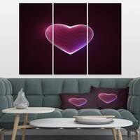Happy Heart Canvas Wall Art - Bed Bath & Beyond - 30185542