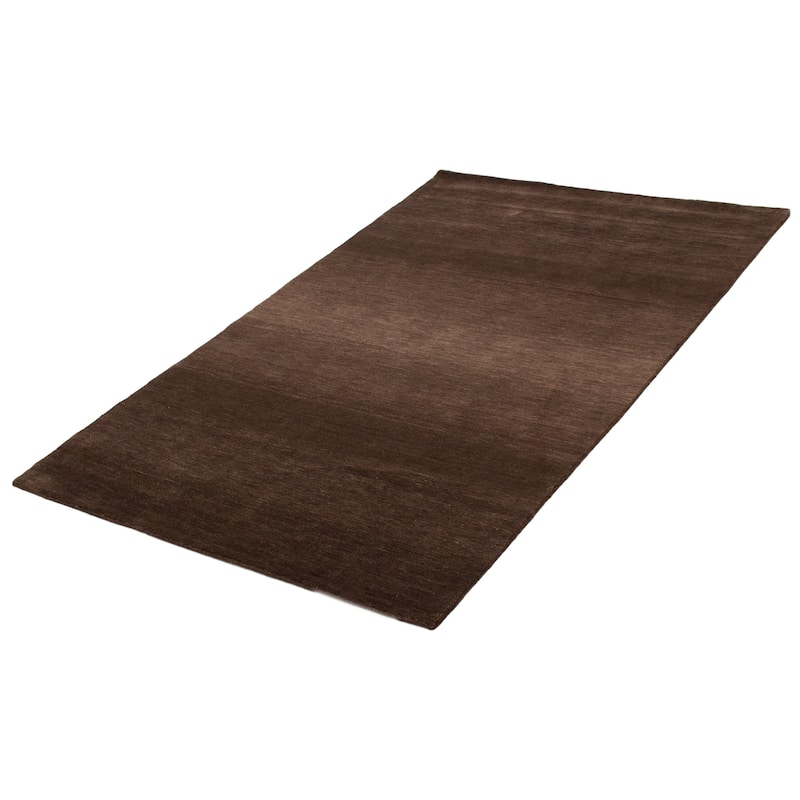 ECARPETGALLERY Hand Loomed Kashkuli Gabbeh Grey Wool Rug - 5'0 x 7'11