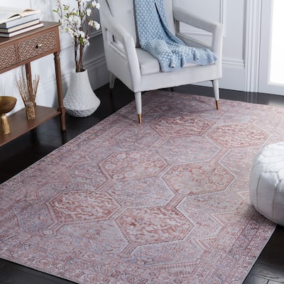 SAFAVIEH Tucson Machine Washable Slip Resistant Jenny Boho Oriental