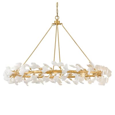 Fredrick Ramond FR41935 Audra 8 Light 48" Wide Ring Chandelier