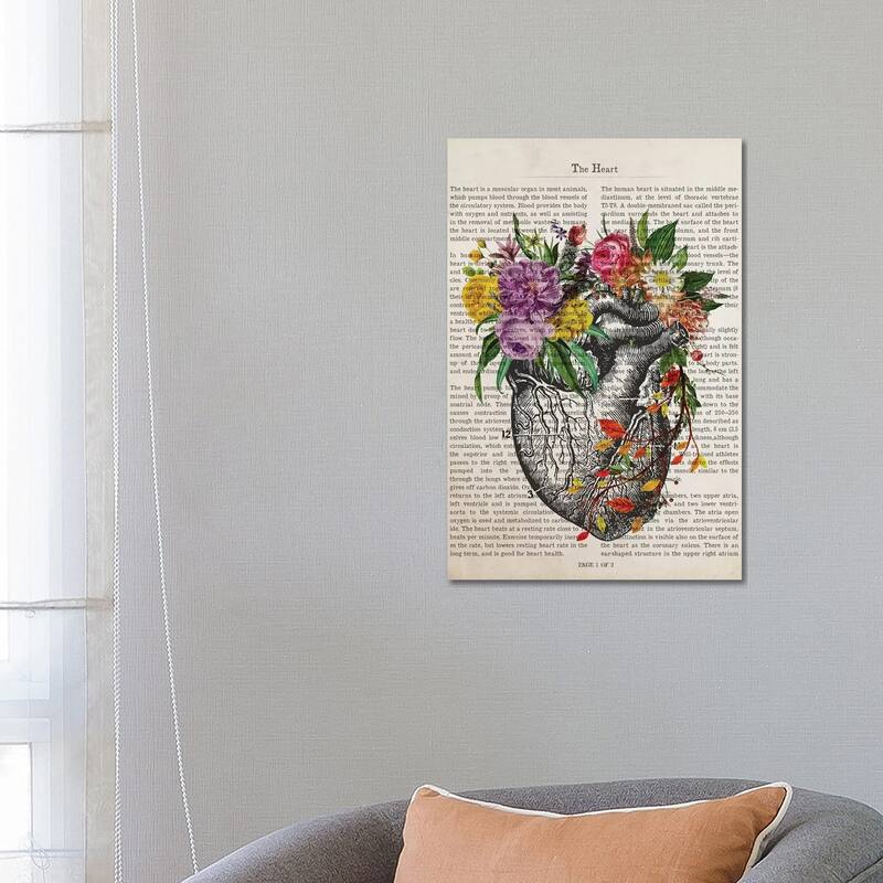 iCanvas "The Heart" by Aged Pixel Canvas Print - 26x18x1.5
