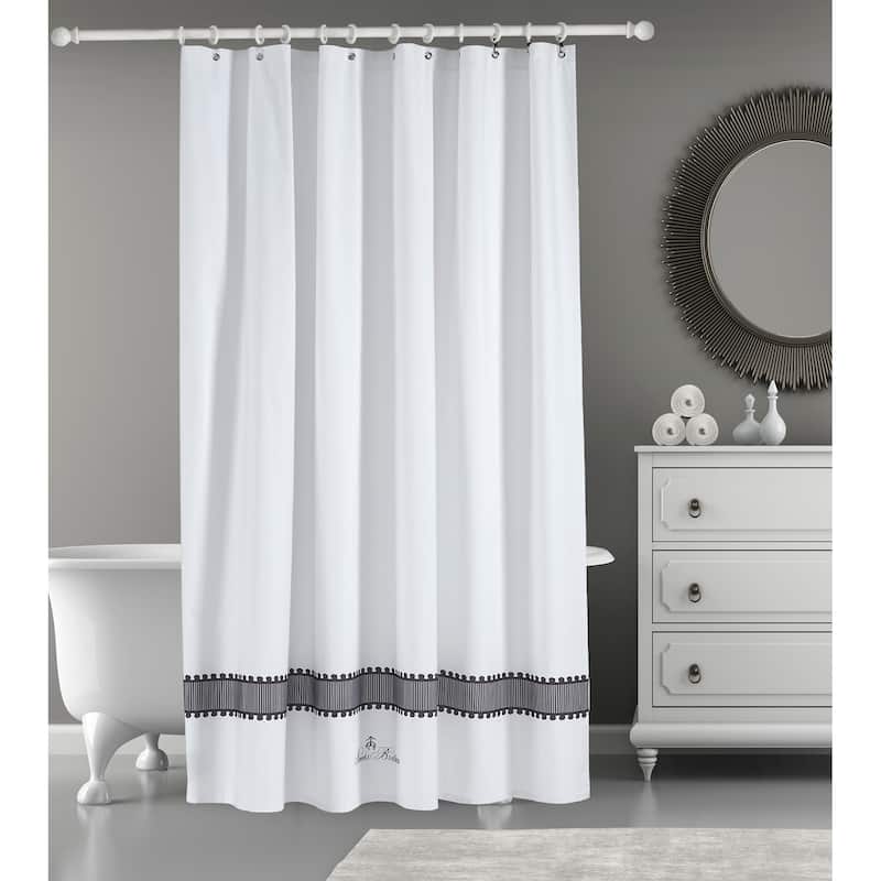 Brooks Brothers Circle in Square Shower Curtain