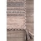preview thumbnail 15 of 18, Nuloom Contemporary Flatweave Handmade Diamond Bands Solid Area Rug
