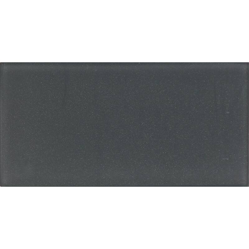 Apollo tile 3" x 6" Colorway Matte Coin Gray Glass Tile (5 sq ft/case) - 40 Pack