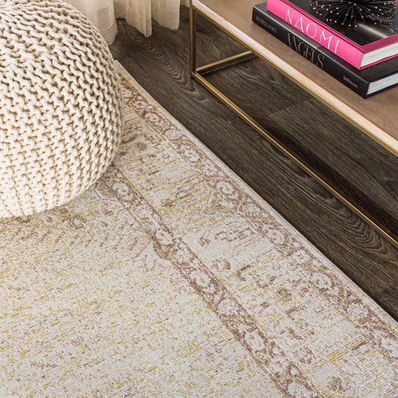 JONATHAN Y Petras Modern Tribal Medallion Area Rug