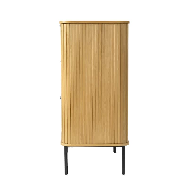 Modern 3 Drawers Wood Chest Storage Cabinet