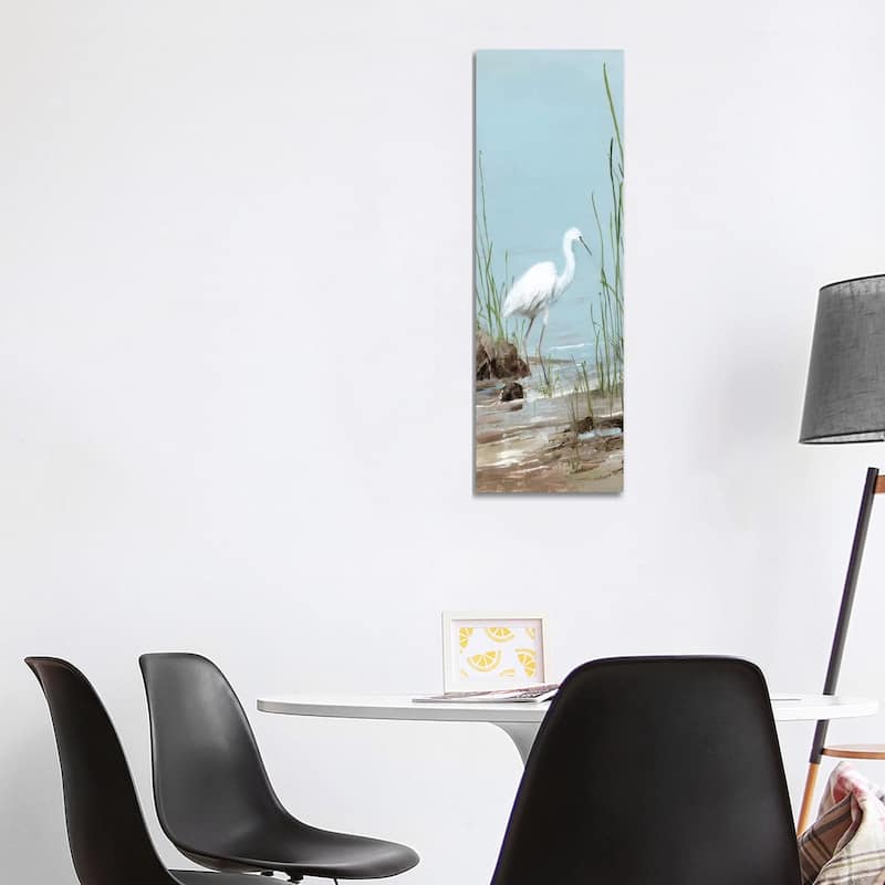 iCanvas "Island Egret I" by Sally Swatland Canvas Print - 48x16x1.5