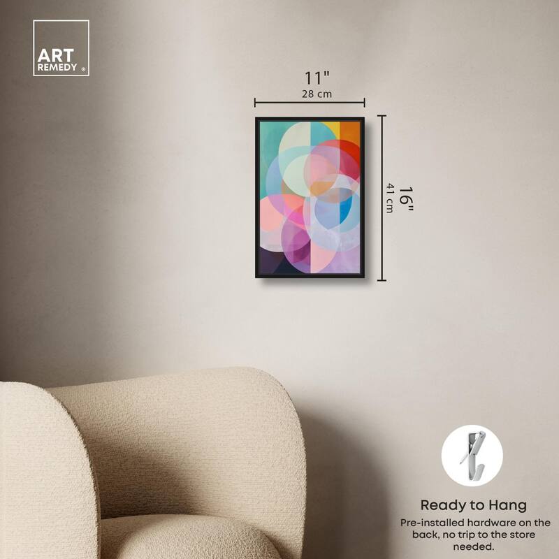 Oneiric Circles II Canvas by Art Remedy